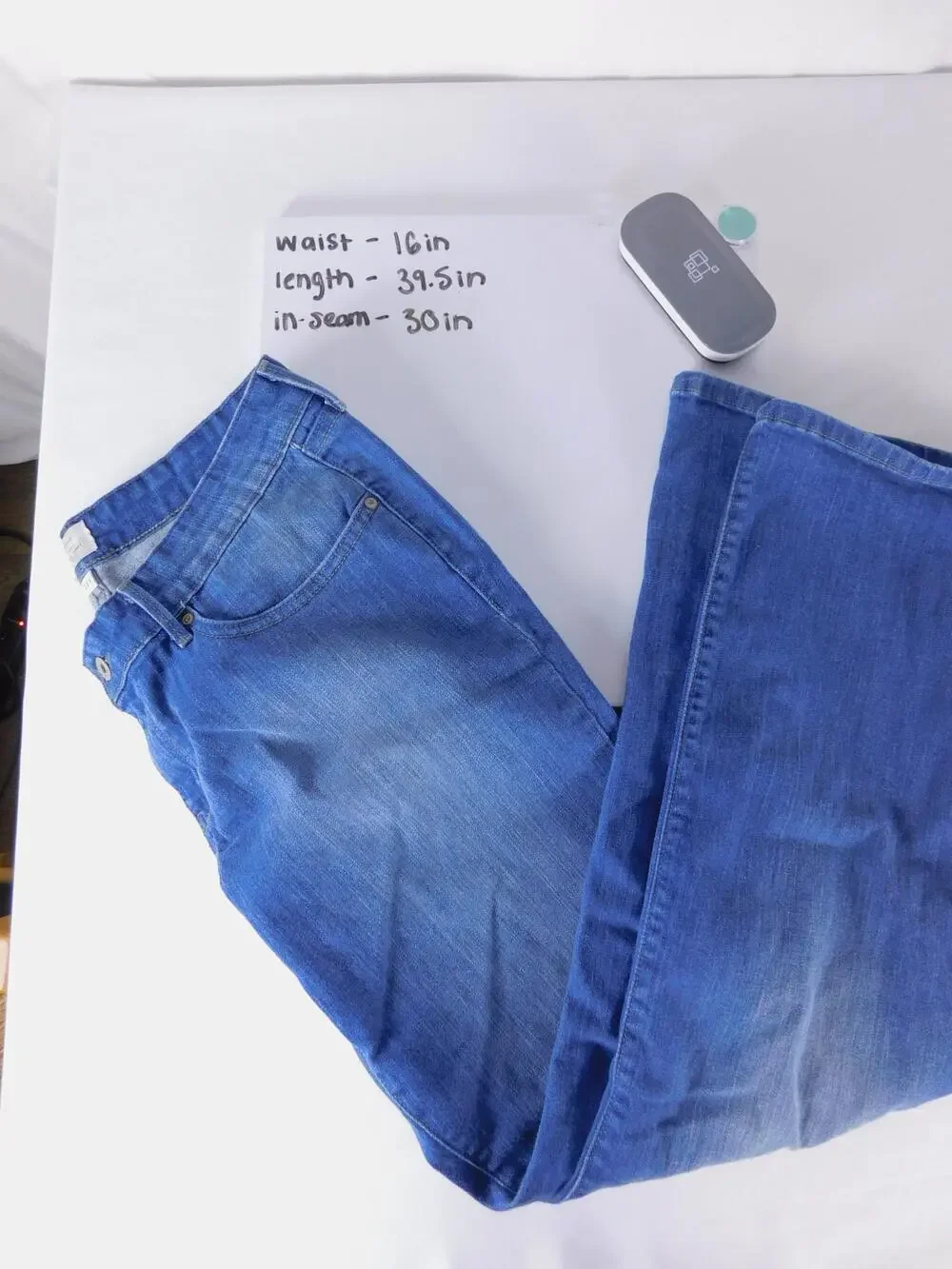 Levi's Bold Curve Boot Jeans Womens 16W Blue Medium Wash Bootcut Stretch Denim